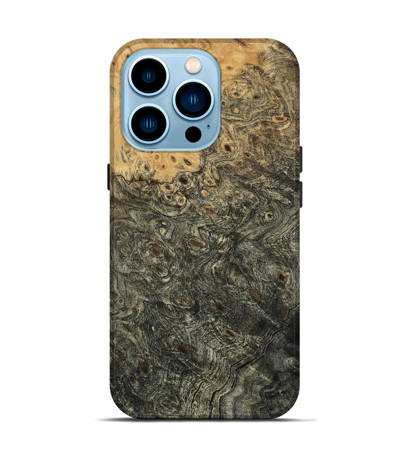 iPhone 14 Pro Wood Live Edge Phone Case - Nori (Wood Burl, 802690)