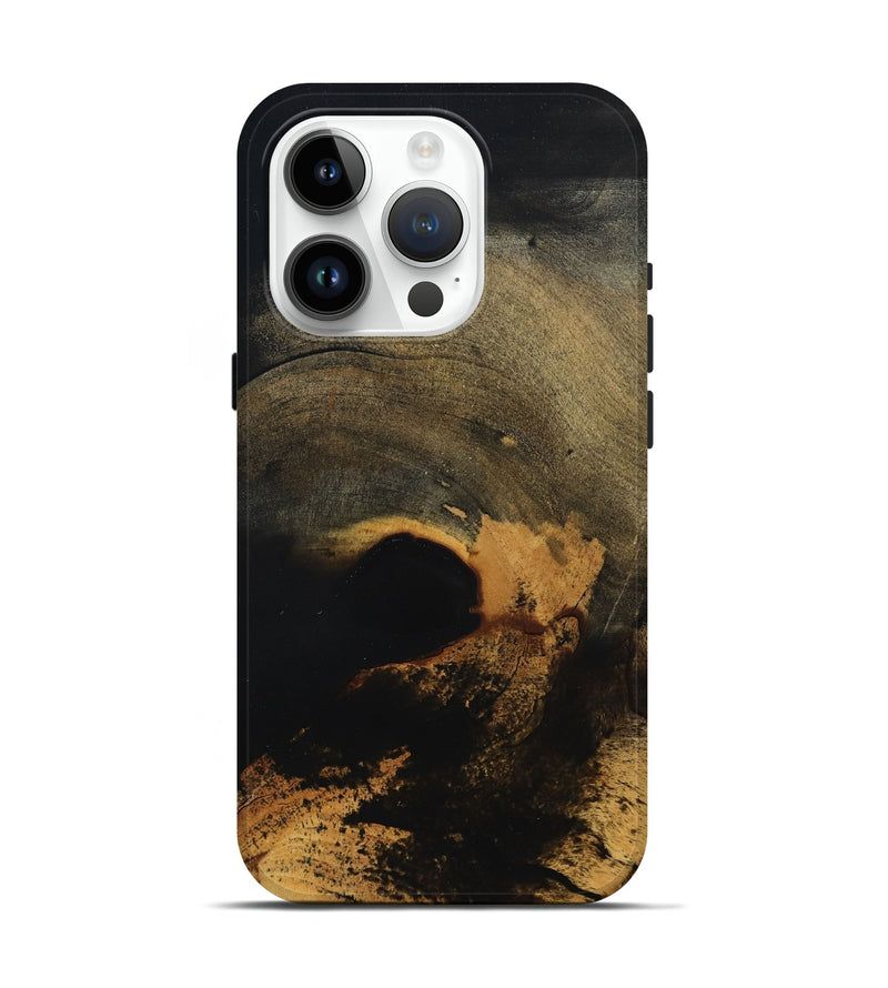 iPhone 15 Pro Wood Live Edge Phone Case - Caden (Wood Burl, 802694)