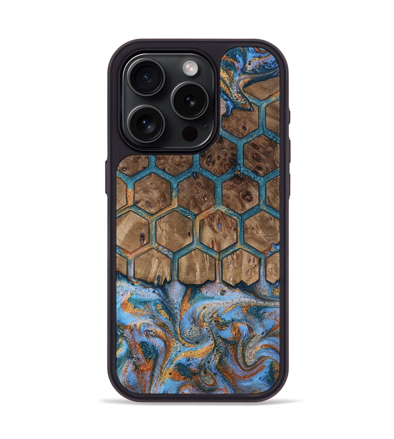 iPhone 15 Pro Wood Phone Case - Jenna (Pattern, 802722)