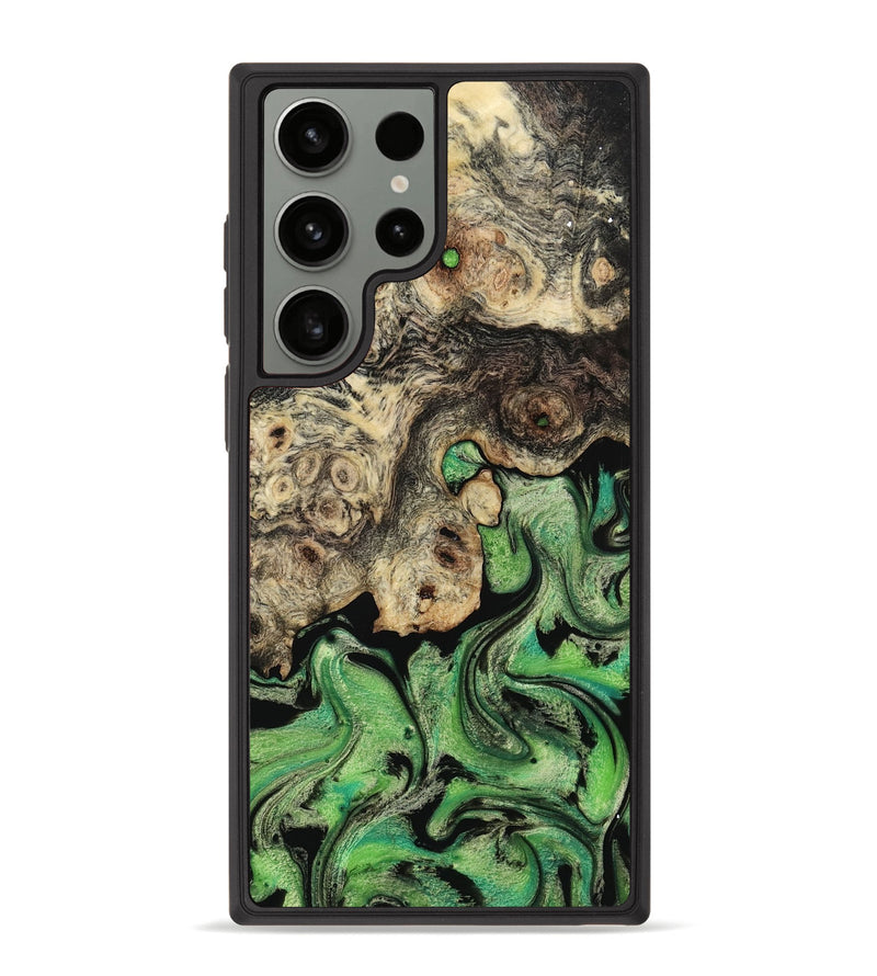 Galaxy S23 Ultra Wood Phone Case - Alayah (Green, 802735)