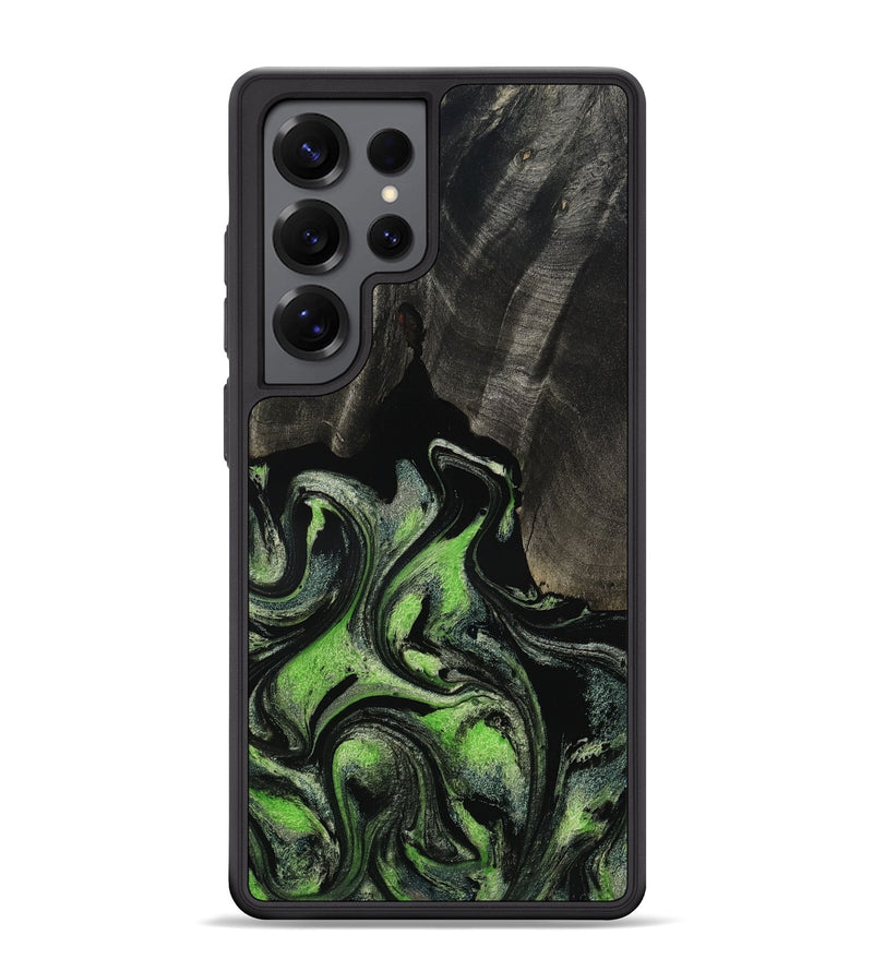 Galaxy S25 Ultra Wood Phone Case - Javon (Green, 802738)