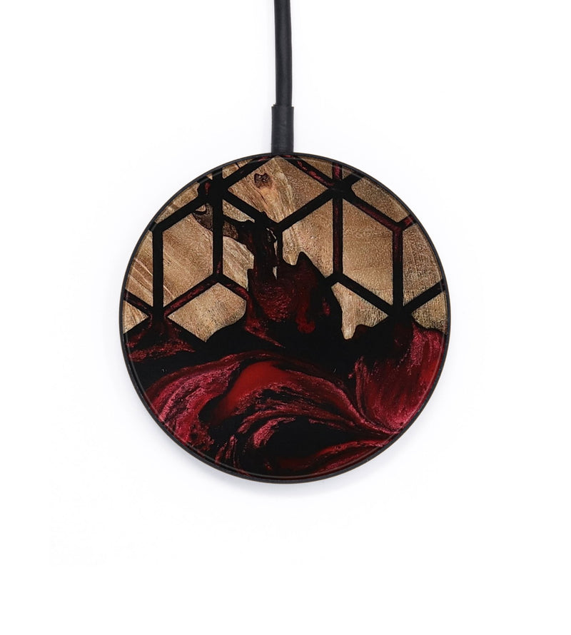 Circle Wood Wireless Charger - Kirk (Pattern, 802753)