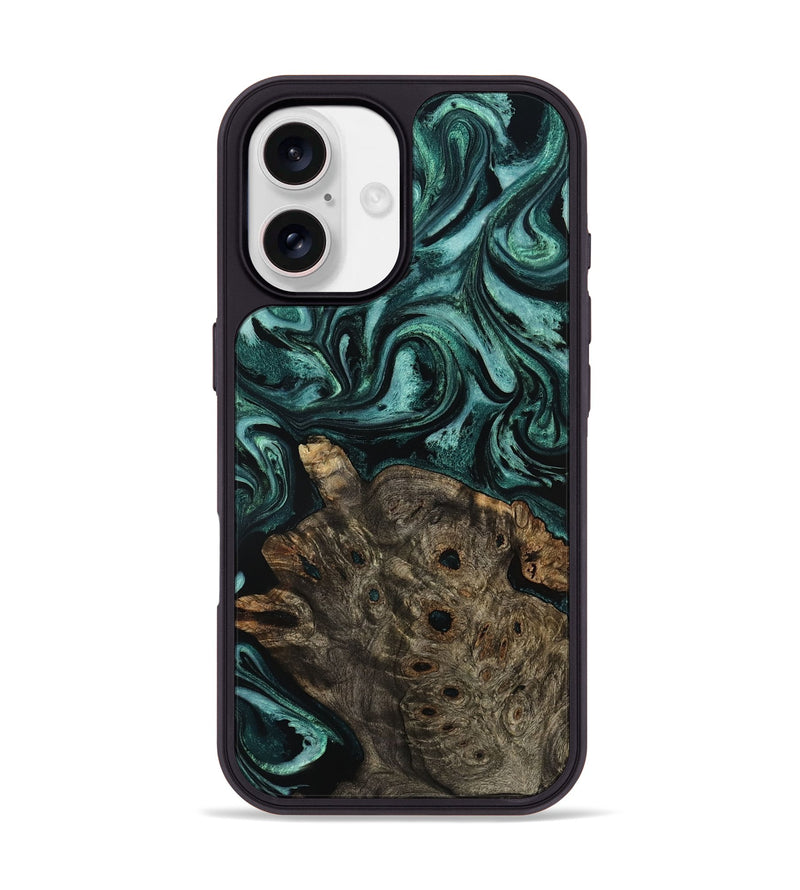 iPhone 17 Wood Phone Case - Harmony (Green, 802758)