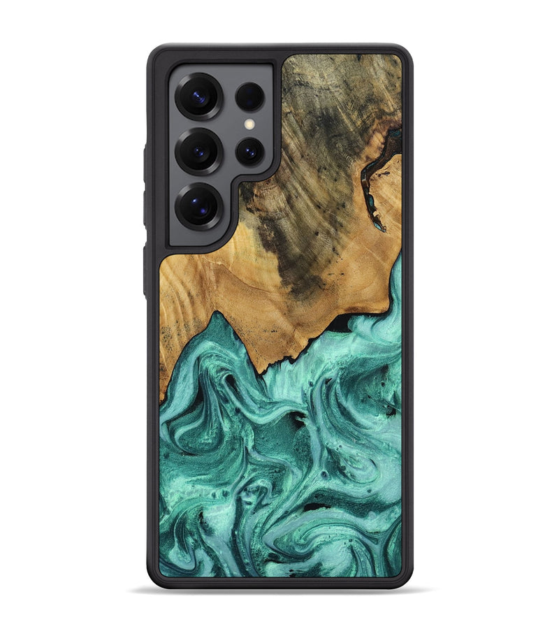 Galaxy S25 Ultra Wood Phone Case - Theresa (Green, 802761)