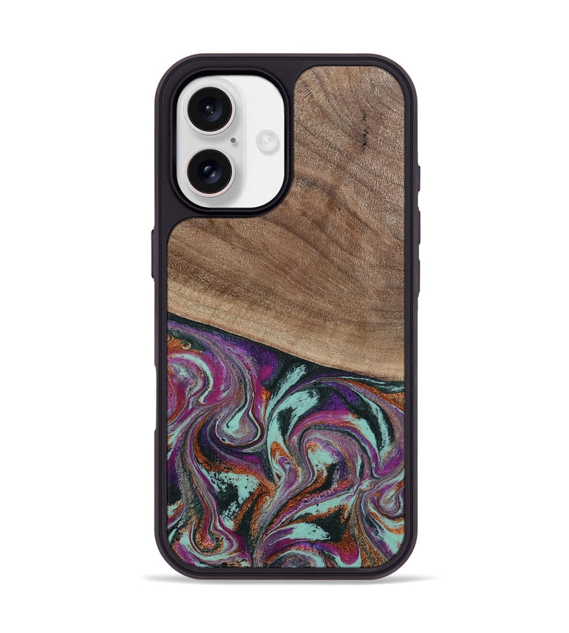 iPhone 17 Wood Phone Case - Ivory (Green, 802770)