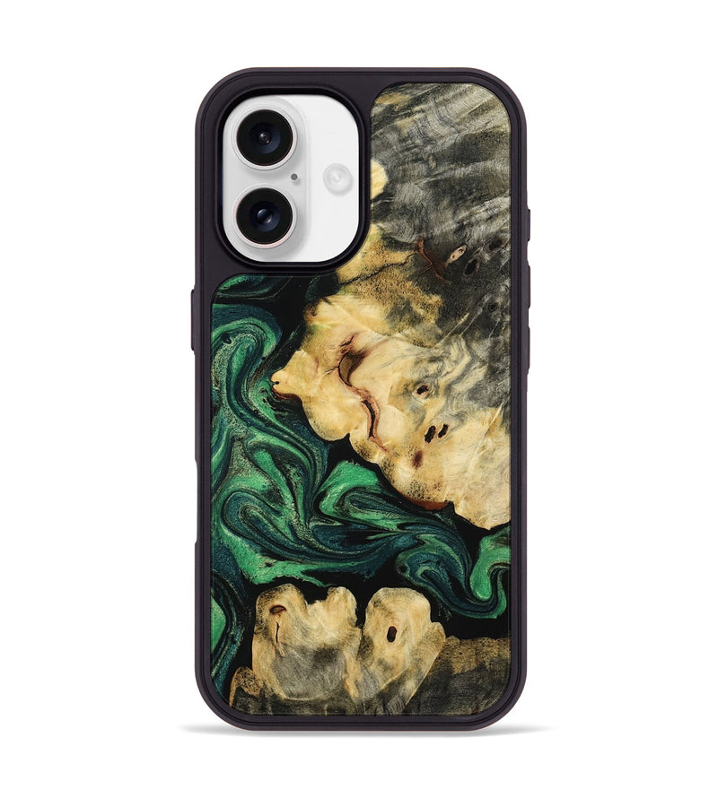 iPhone 17 Wood Phone Case - Joey (Green, 802774)