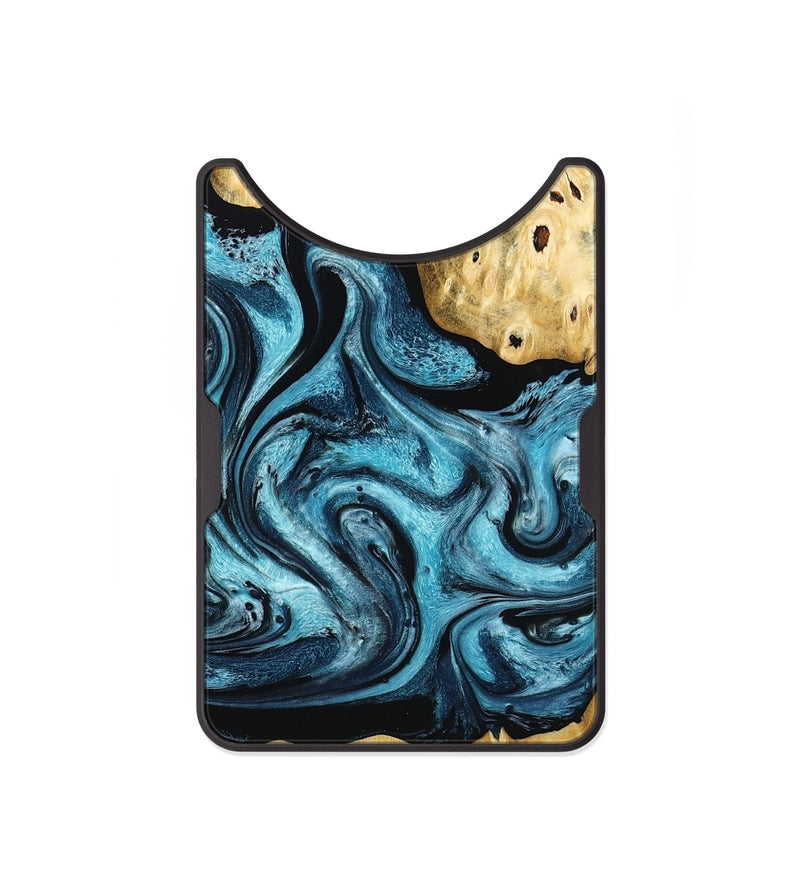Alloy Wood Wallet - Kacie (Blue, 802781)