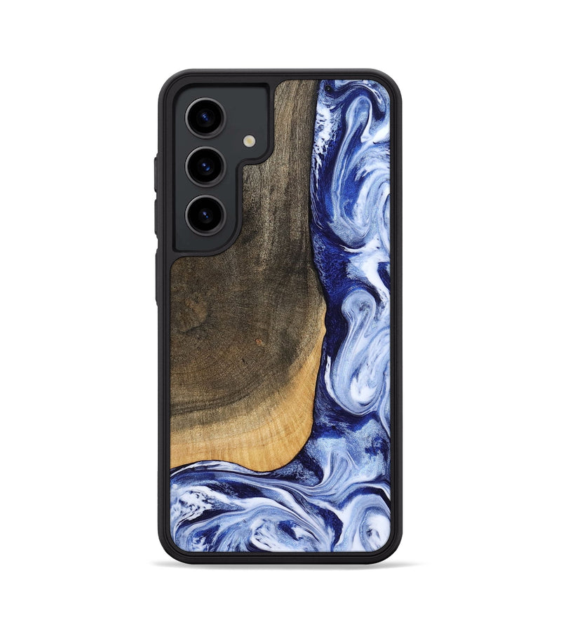 Galaxy S24 Wood Phone Case - Wilma (Blue, 802880)
