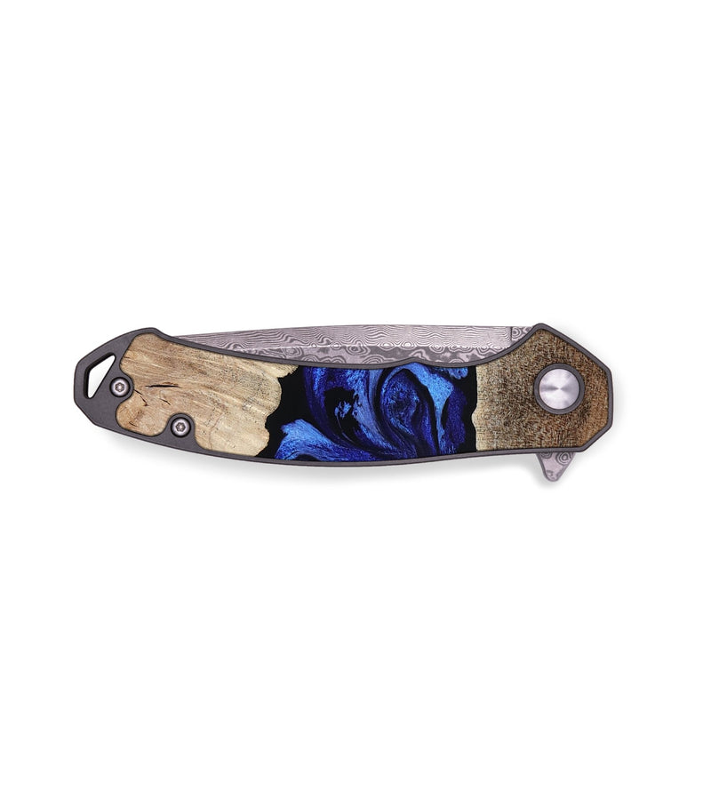 EDC Wood Pocket Knife - Ariella (Blue, 802881)