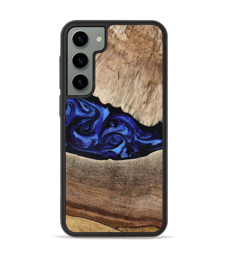 Galaxy S23 Plus Wood Phone Case - Ariella (Blue, 802881)