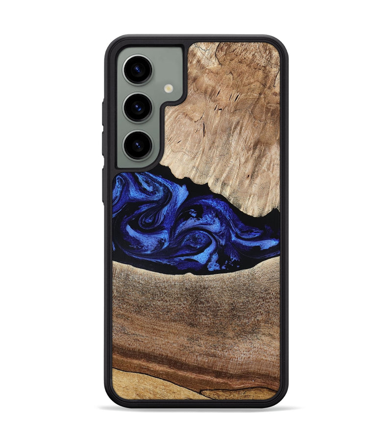 Galaxy S24 Plus Wood Phone Case - Ariella (Blue, 802881)