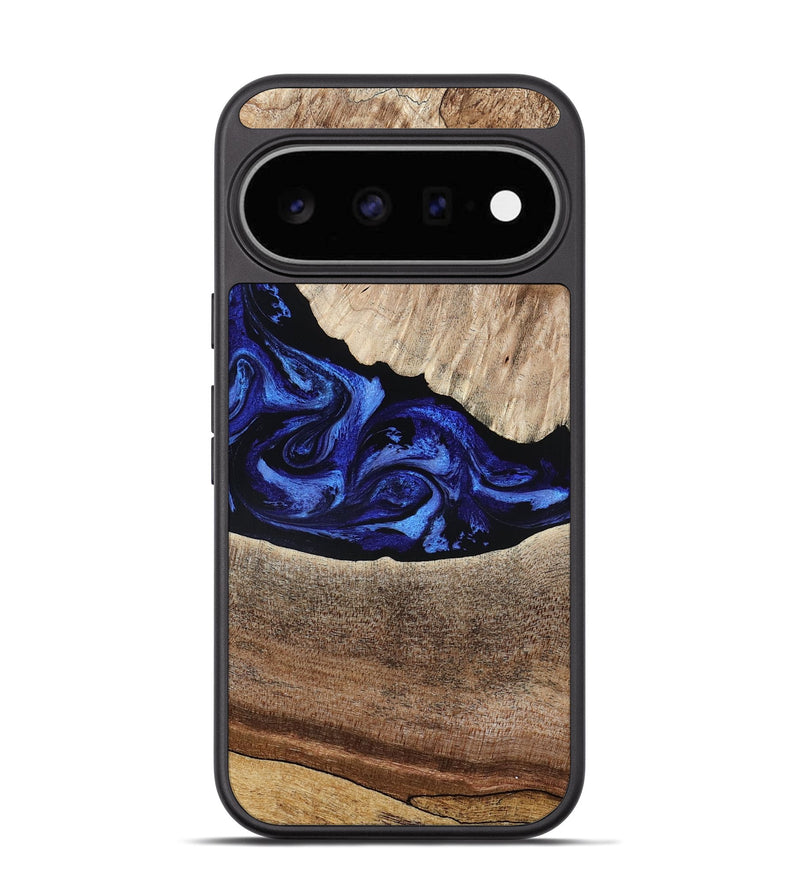 Pixel 11 Wood Phone Case - Ariella (Blue, 802881)