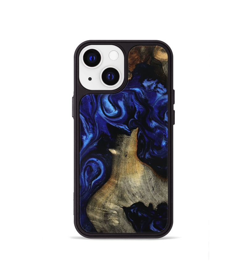 iPhone 13 mini Wood Phone Case - Madge (Blue, 802883)
