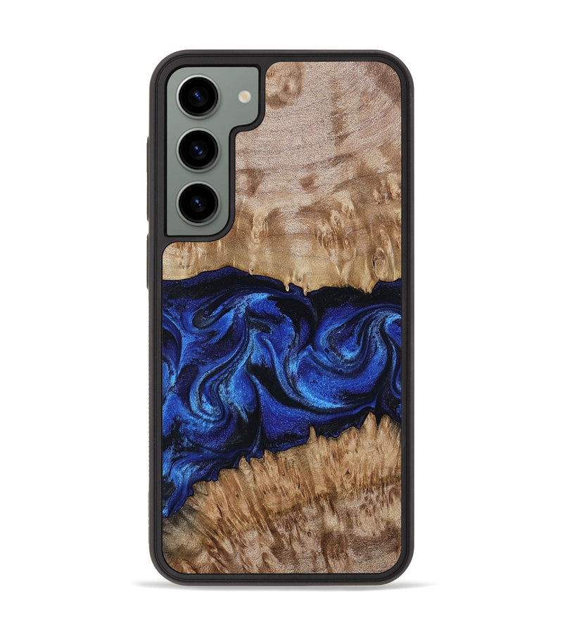 Galaxy S23 Plus Wood Phone Case - Nels (Blue, 802886)