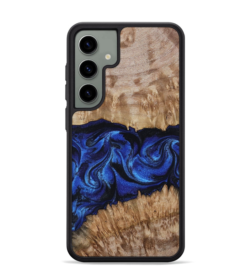 Galaxy S24 Plus Wood Phone Case - Nels (Blue, 802886)