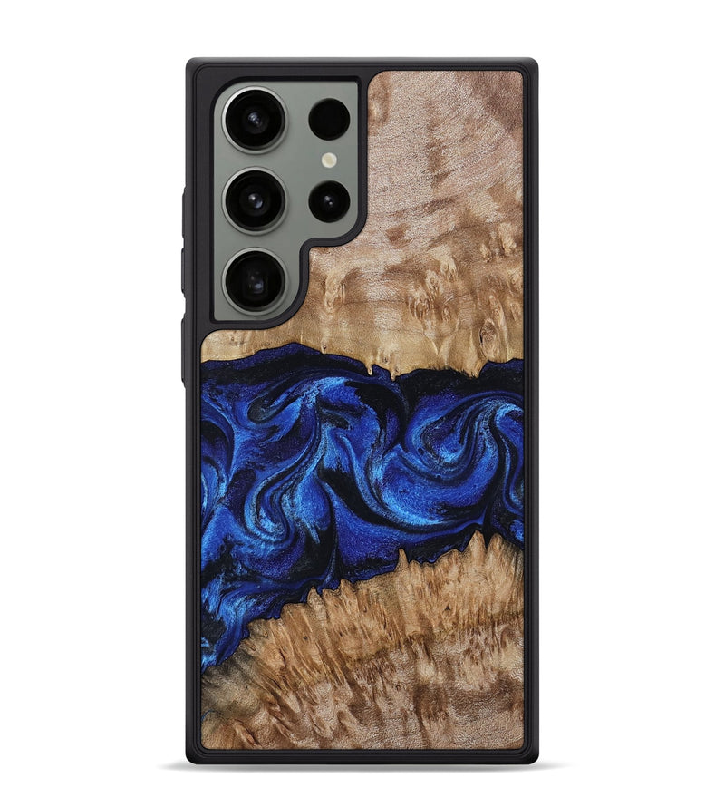 Galaxy S24 Ultra Wood Phone Case - Nels (Blue, 802886)