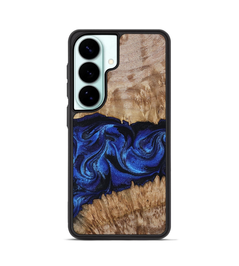 Galaxy S26 Wood Phone Case - Nels (Blue, 802886)