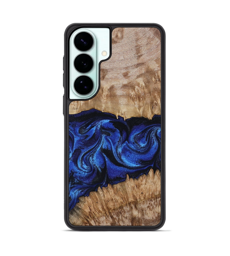 Galaxy S26 Plus Wood Phone Case - Nels (Blue, 802886)