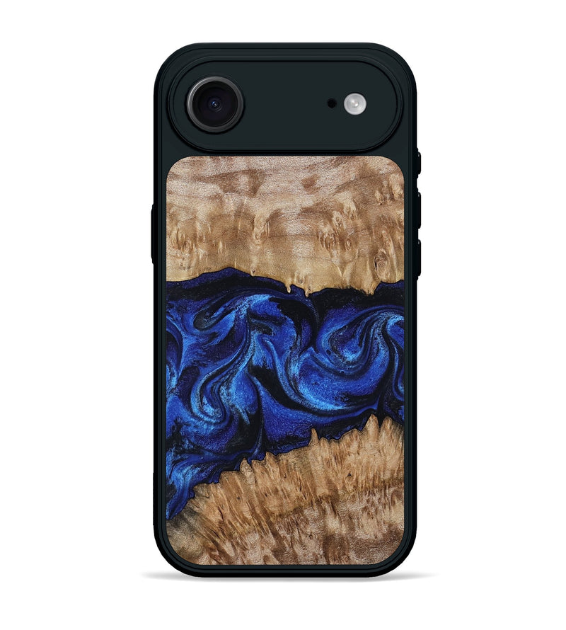 iPhone 17 Air Wood Phone Case - Nels (Blue, 802886)