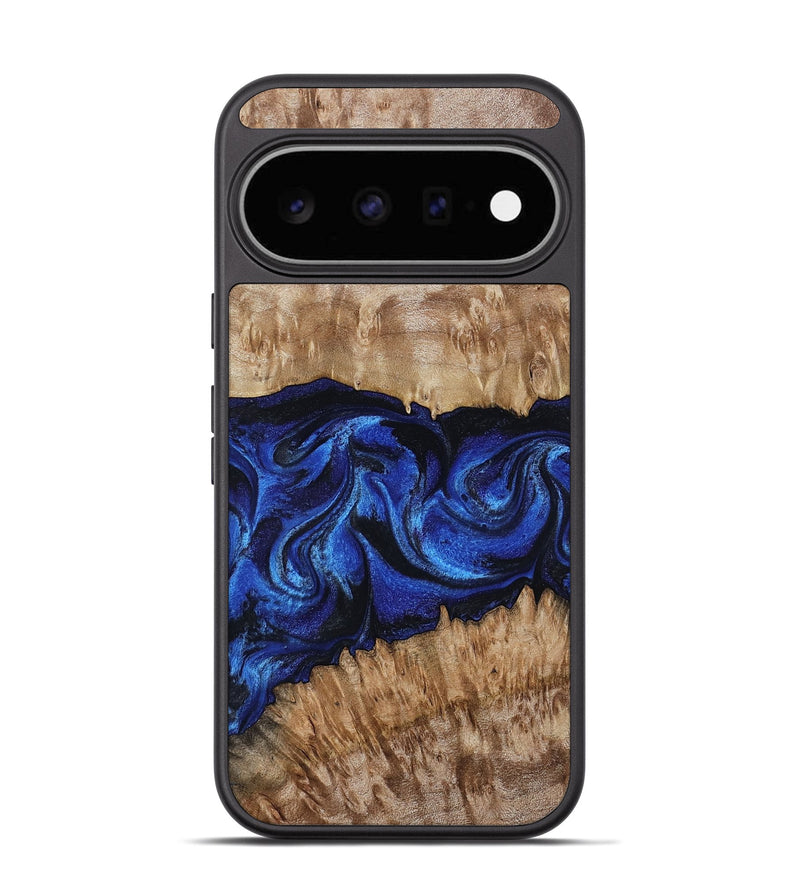 Pixel 11 Wood Phone Case - Nels (Blue, 802886)