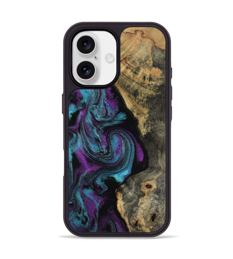 iPhone 17 Wood Phone Case - Zona (Purple, 802891)
