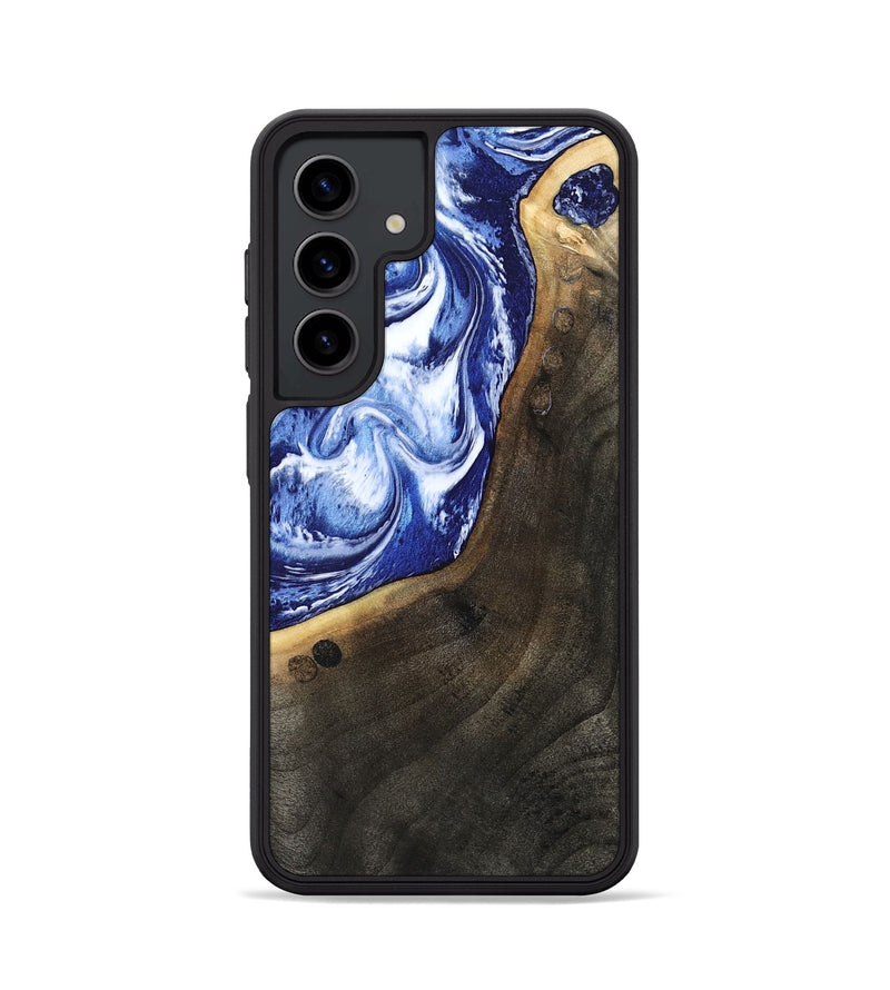 Galaxy S24 Wood Phone Case - Veva (Blue, 802892)