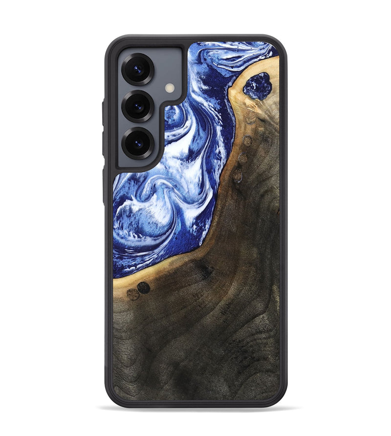 Galaxy S25 Plus Wood Phone Case - Veva (Blue, 802892)