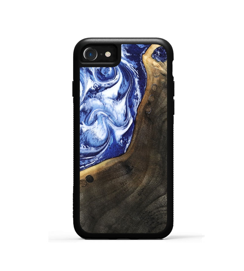 iPhone SE Wood Phone Case - Veva (Blue, 802892)
