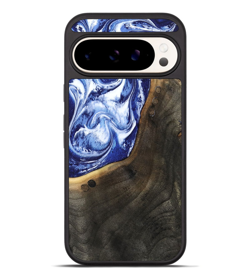 Pixel 10 Pro XL Wood Phone Case - Veva (Blue, 802892)