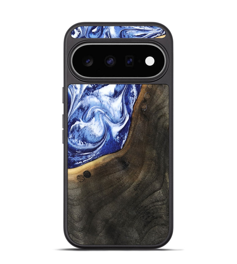 Pixel 11 Wood Phone Case - Veva (Blue, 802892)