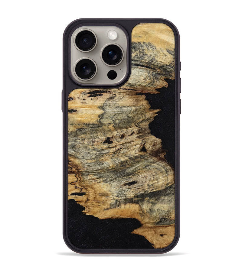 iPhone 15 Pro Max Wood Phone Case - Alene (Wood Burl, 802904)