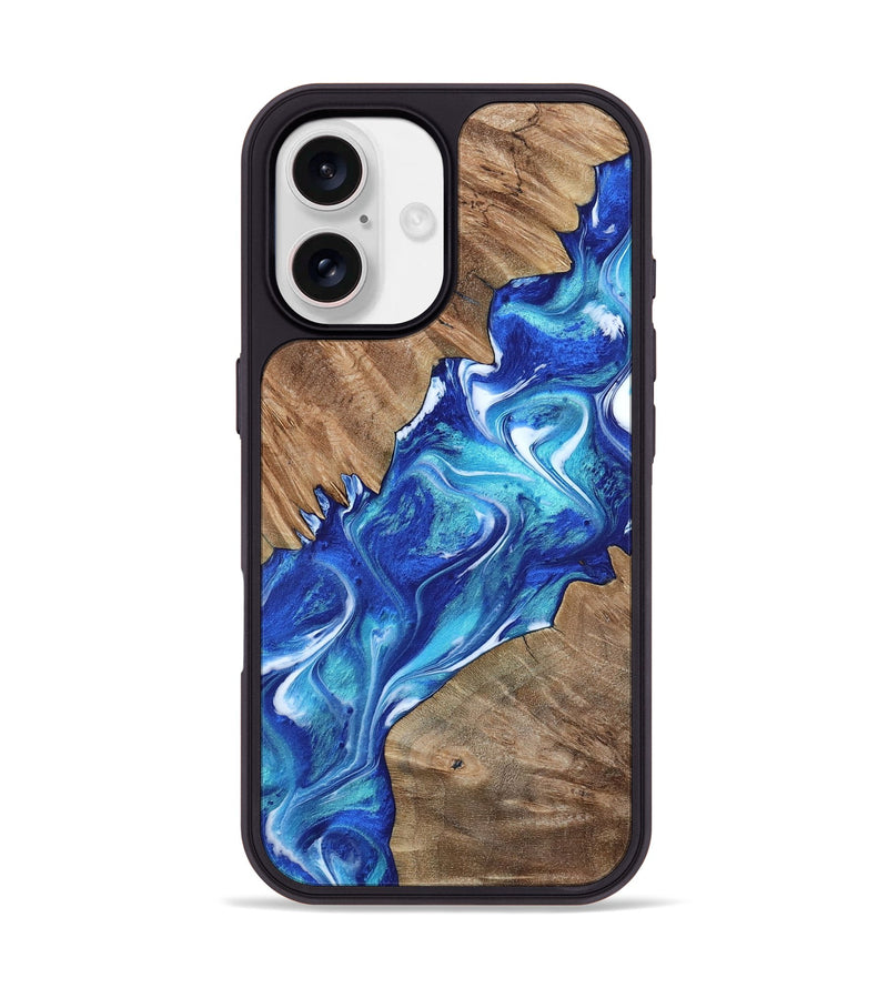 iPhone 17 Wood Phone Case - Rupert (Blue, 802913)