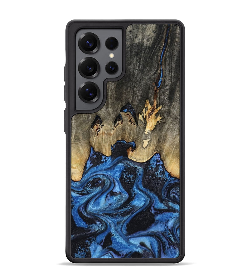 Galaxy S25 Ultra Wood Phone Case - Kylen (Blue, 802914)