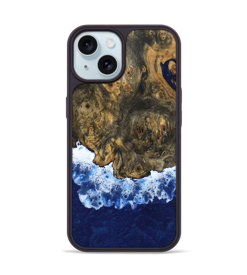 iPhone 15 Wood Phone Case - Tierra (Coastal, 802948)