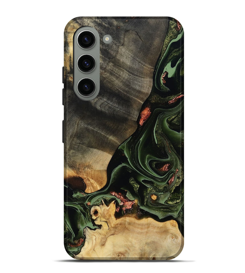 Galaxy S23 Plus Wood Live Edge Phone Case - Wilson (Green, 803022)