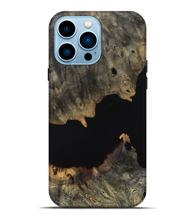 iPhone 14 Pro Max Wood Live Edge Phone Case - Rilla (Wood Burl, 803034)