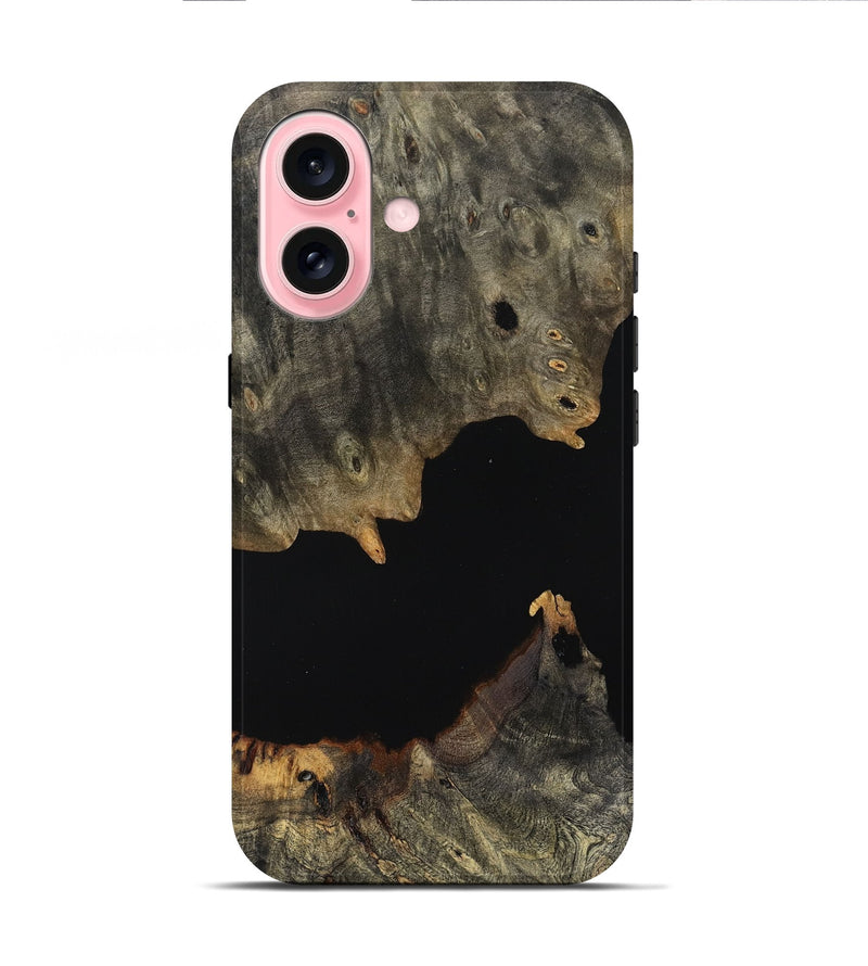 iPhone 16 Wood Live Edge Phone Case - Rilla (Wood Burl, 803034)