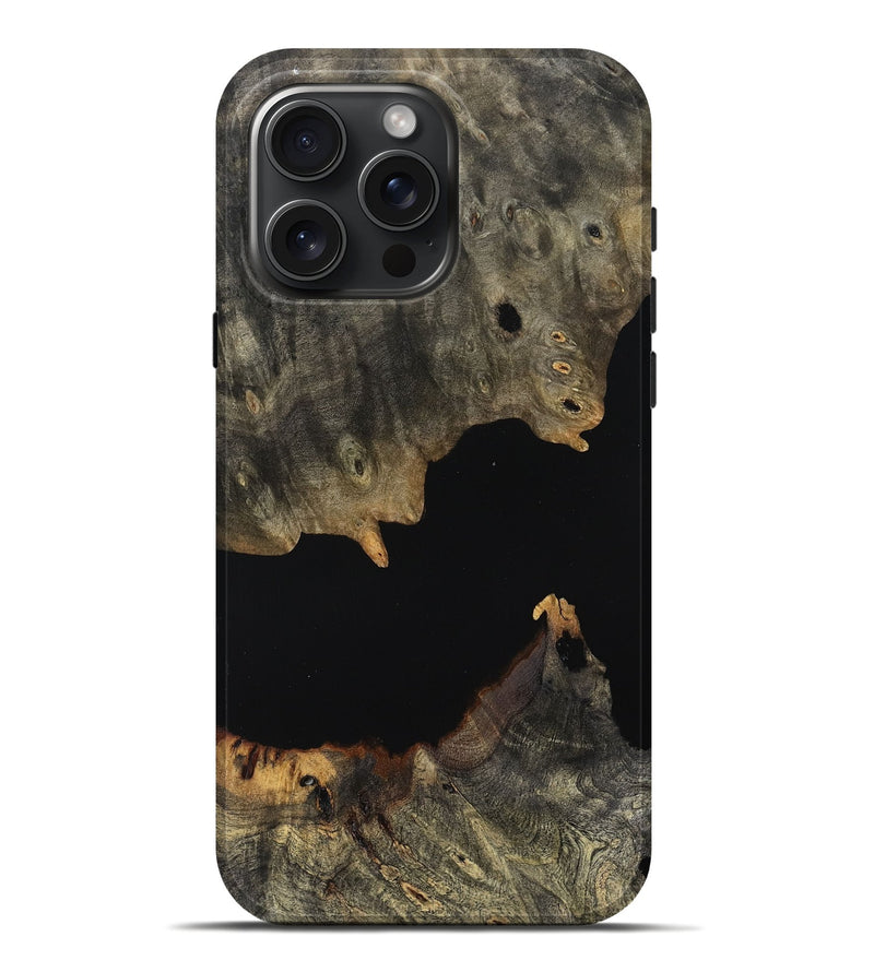 iPhone 16 Pro Max Wood Live Edge Phone Case - Rilla (Wood Burl, 803034)