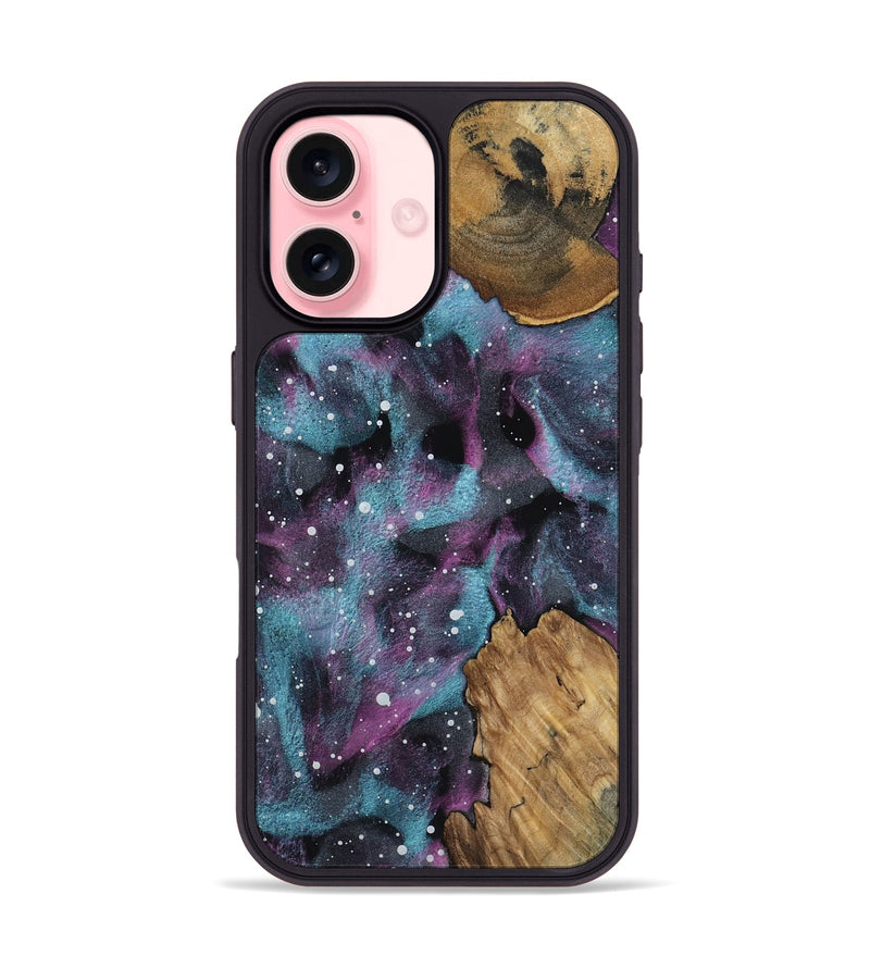 iPhone 16 Wood Phone Case - Nataly (Cosmos, 803108)