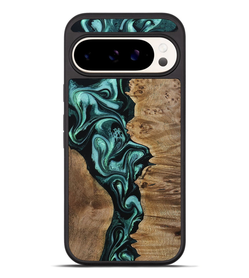 Pixel 10 Pro XL Wood Phone Case - Mitch (Green, 803134)