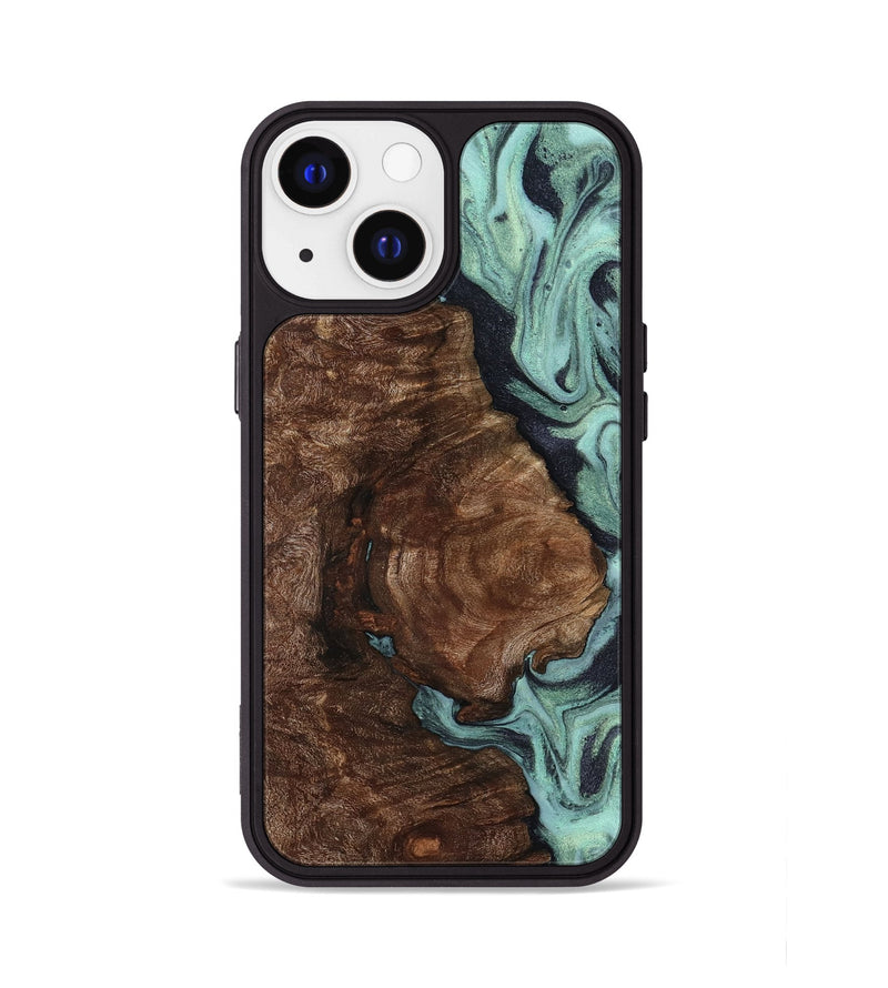 iPhone 13 Wood Phone Case - Verne (Green, 803136)