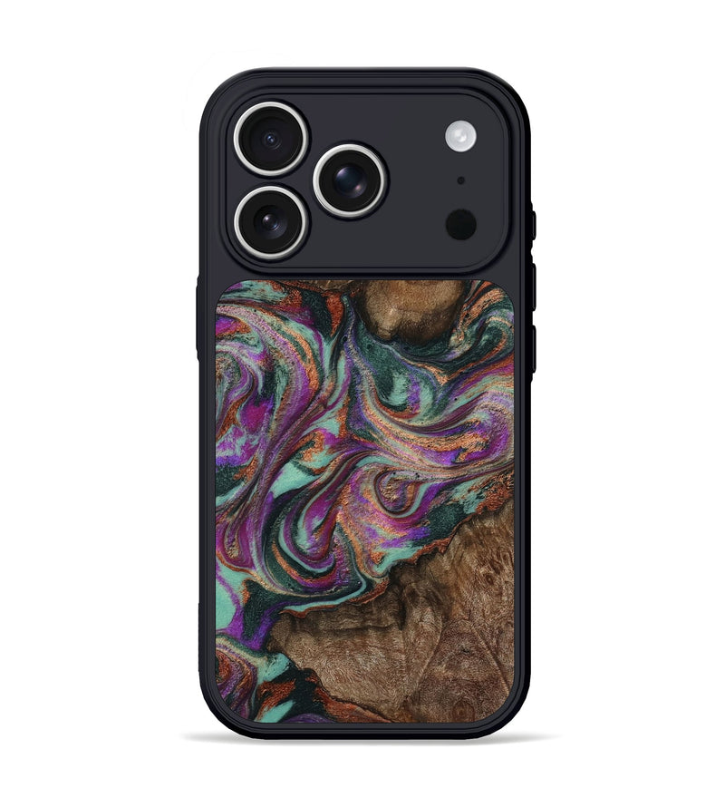 iPhone 17 Pro Wood Phone Case - Evert (Green, 803139)
