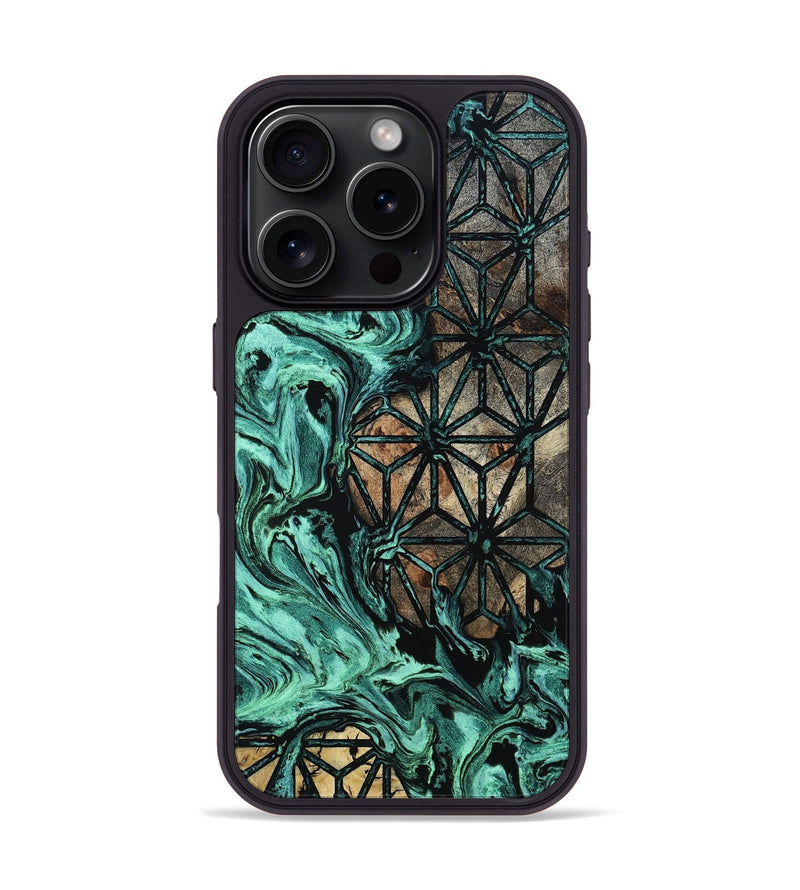 iPhone 16 Pro Wood Phone Case - Elise (Pattern, 803152)