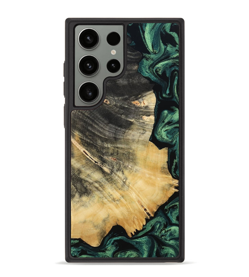 Galaxy S23 Ultra Wood Phone Case - Hassan (Green, 803163)
