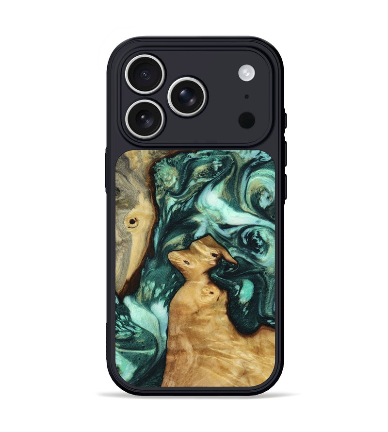 iPhone 17 Pro Wood Phone Case - Donnie (Green, 803166)