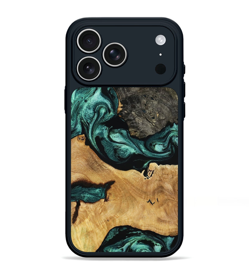 iPhone 17 Pro Max Wood Phone Case - Bambi (Green, 803187)