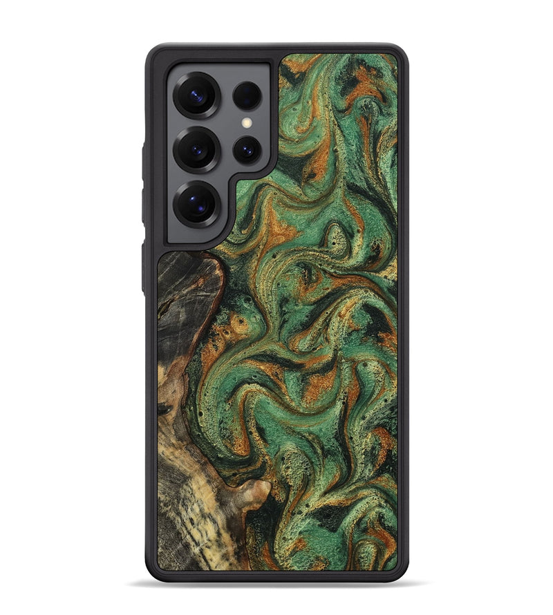 Galaxy S25 Ultra Wood Phone Case - Ben (Green, 803188)