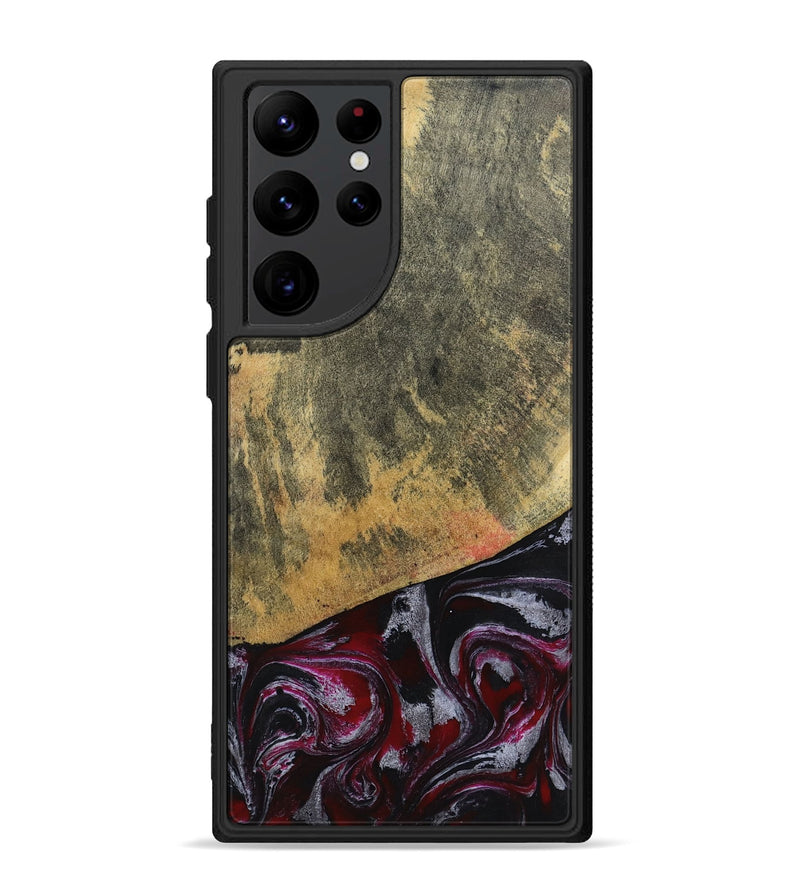 Galaxy S22 Ultra Wood Phone Case - Reign (Red, 803233)