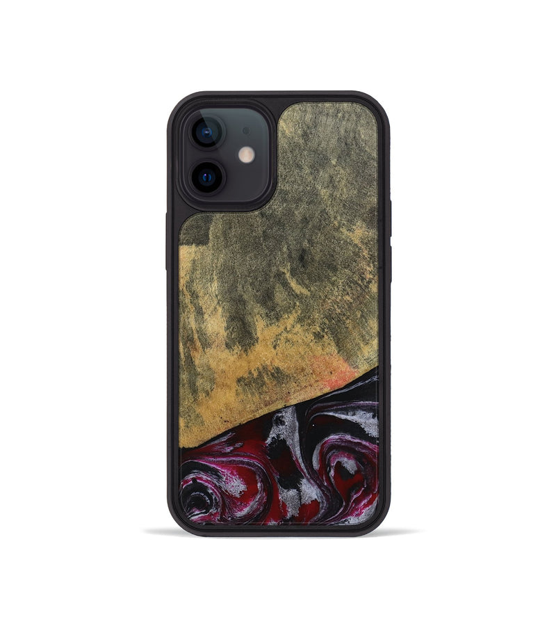 iPhone 12 mini Wood Phone Case - Reign (Red, 803233)