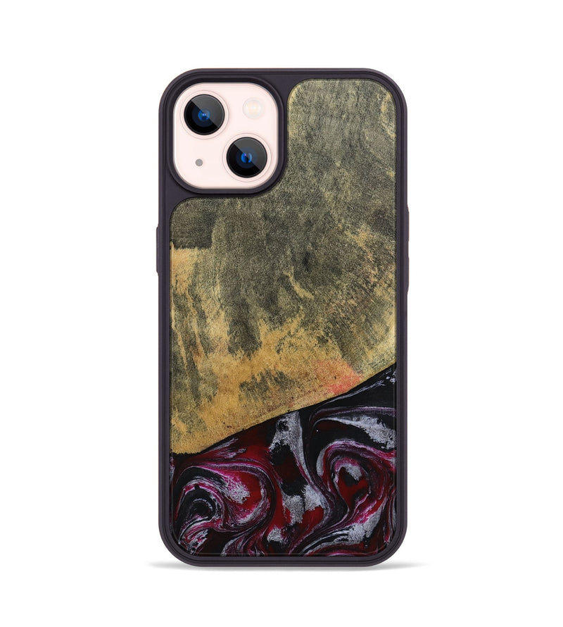 iPhone 14 Wood Phone Case - Reign (Red, 803233)